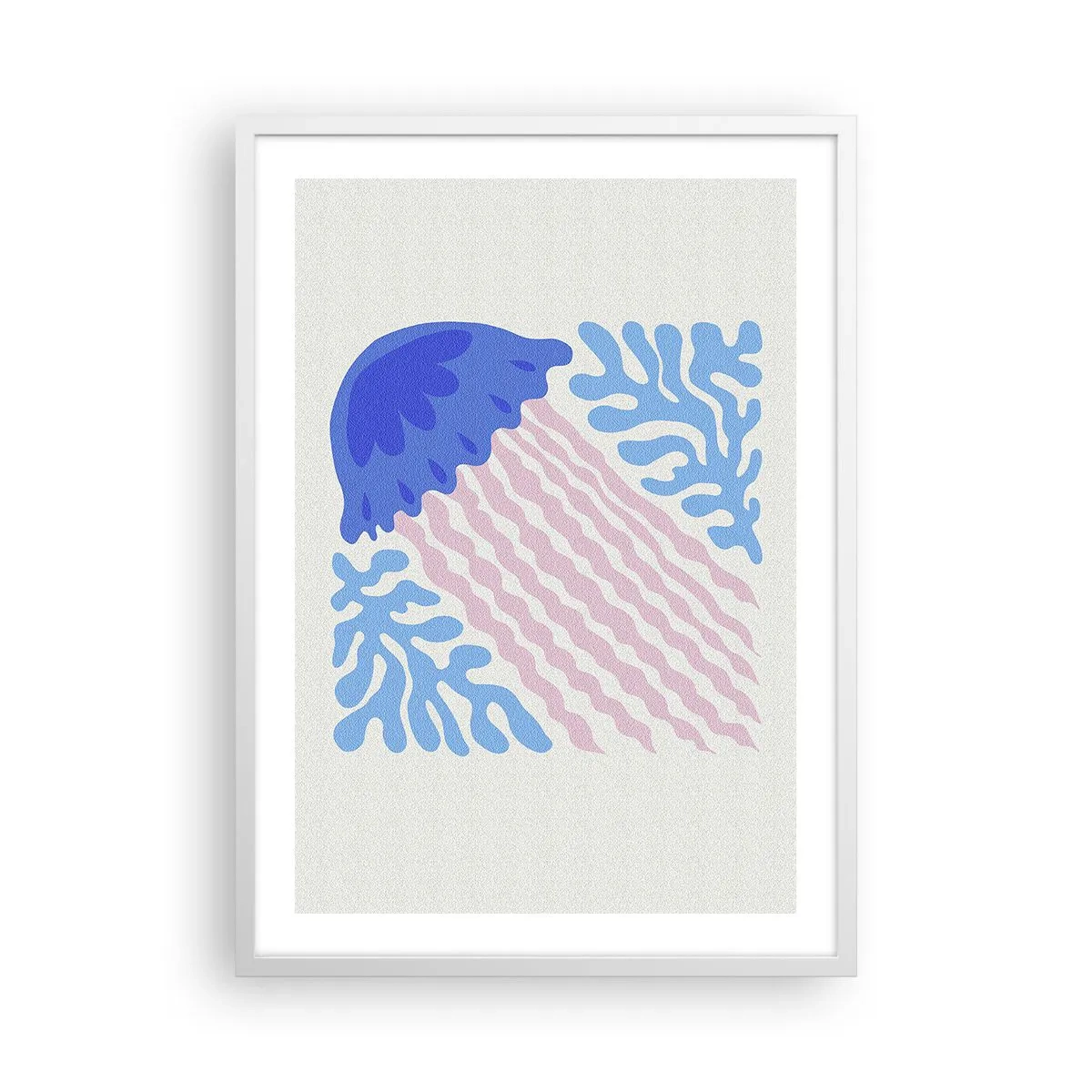 Poster in een witte lijst - Als uit een andere wereld - 50x70 cm