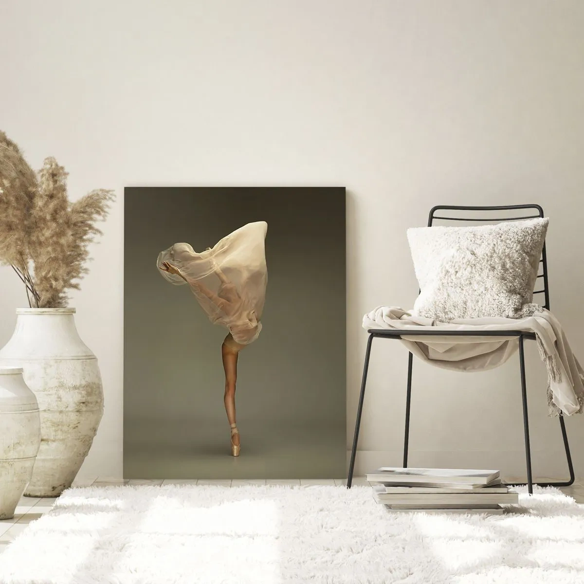 Schilderen op glas - Het zal snel omhoog vliegen - 50x70 cm