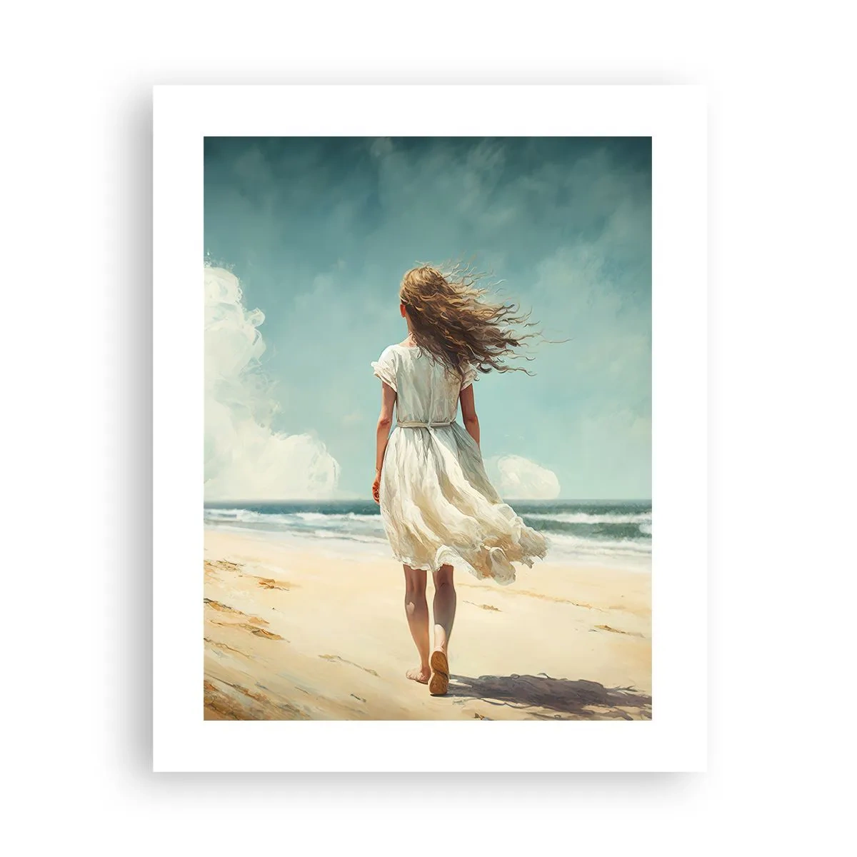 Poster - Om de zon en de wind te ontmoeten - 40x50 cm