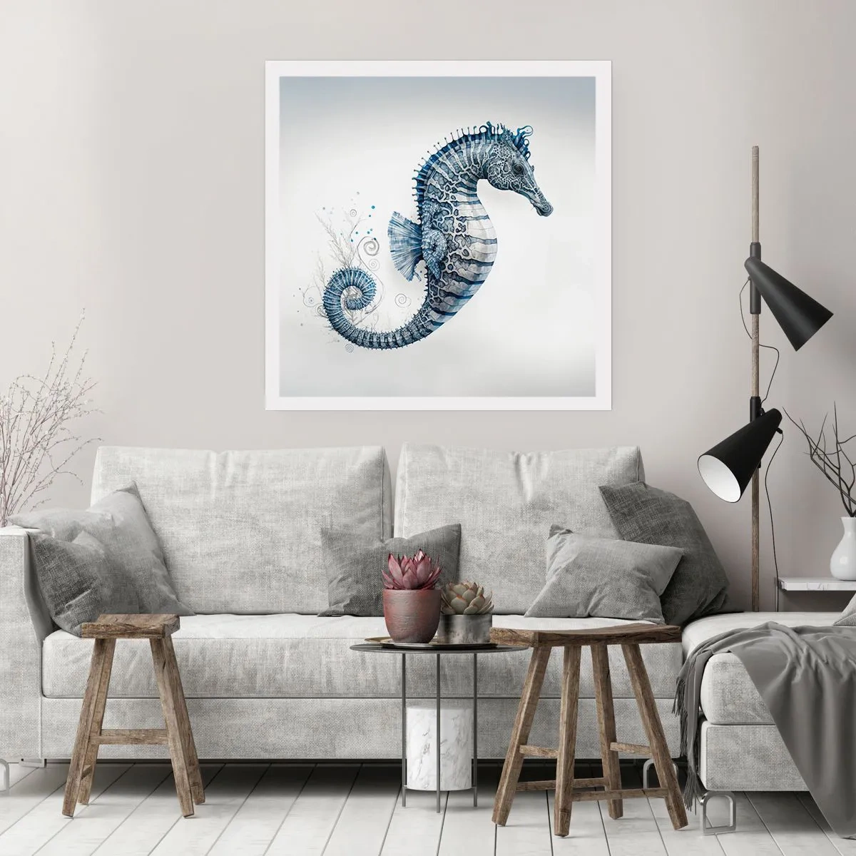 Poster - Een subtiele grap van de natuur - 50x50 cm