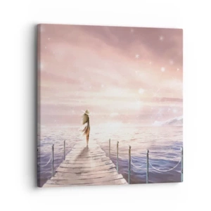 Schilderen op canvas - In het licht van een droom - 30x30 cm