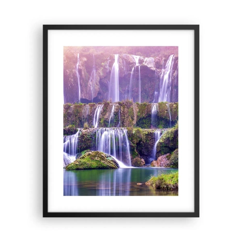 Poster in een zwarte lijst - Trap naar de hemel - 40x50 cm