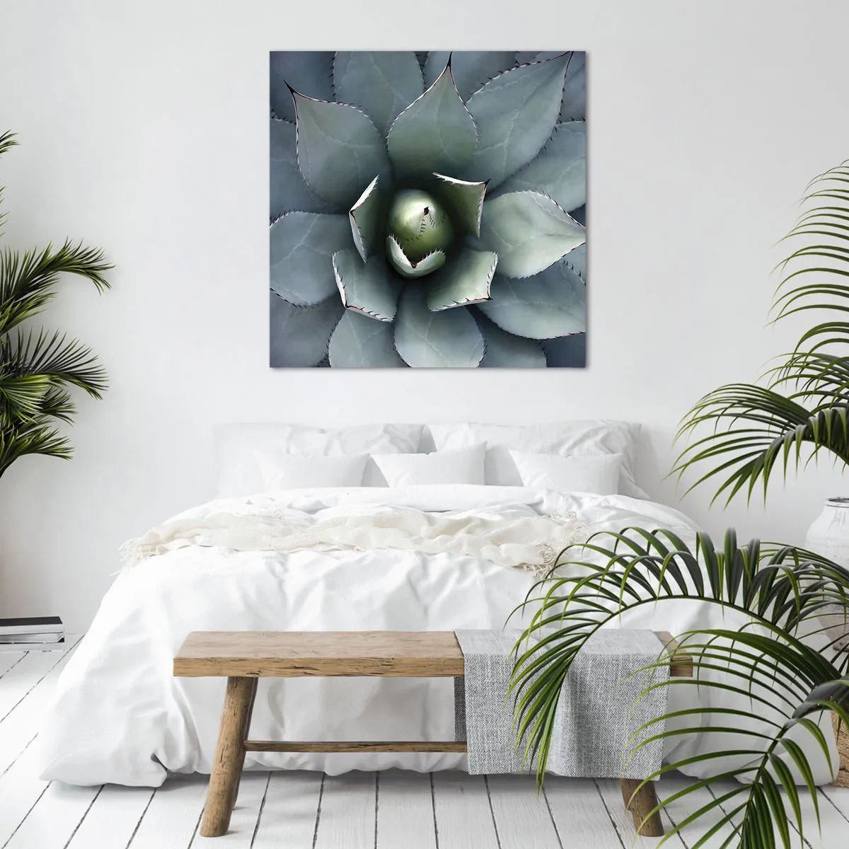Schilderen op canvas - Het trekt aan en waarschuwt - 60x60 cm