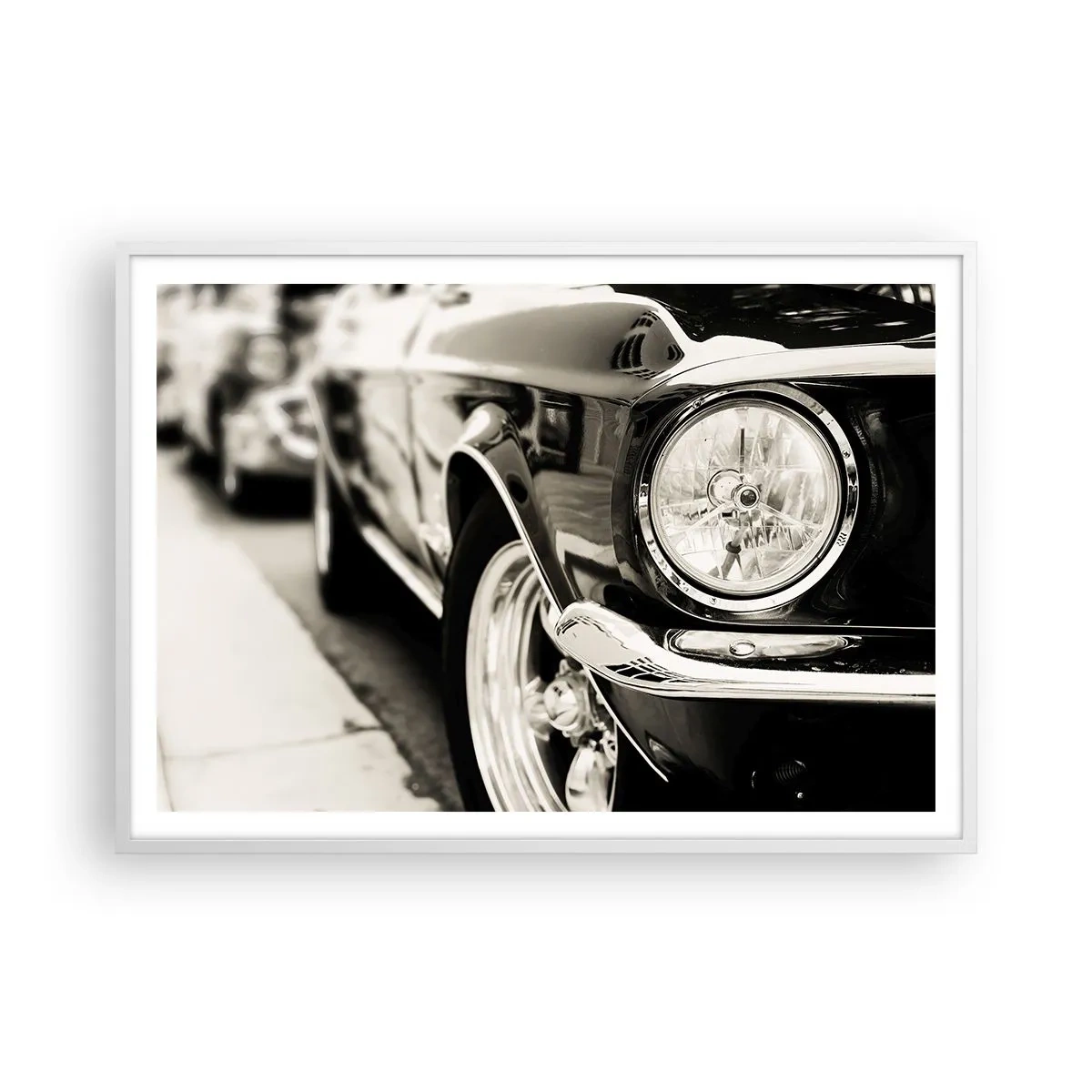 Poster in een witte lijst - Permanente glans - 100x70 cm