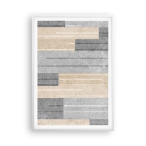 Poster in een witte lijst - Compositie: houd verticaal - 70x100 cm