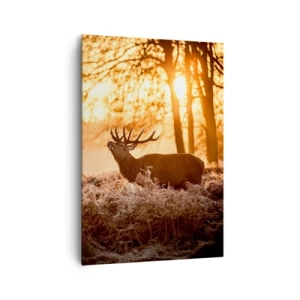 Schilderen op canvas - De droom van een jager - 70x100 cm