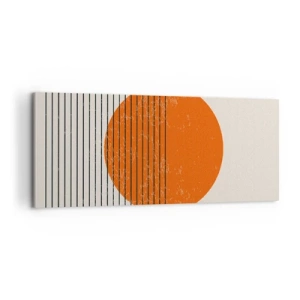 Schilderen op canvas - Altijd de zon - 100x40 cm