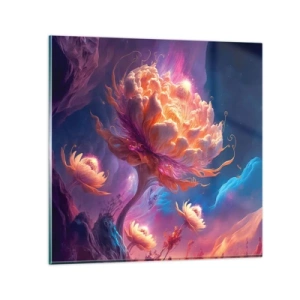 Schilderen op glas - Andere wereld - 30x30 cm
