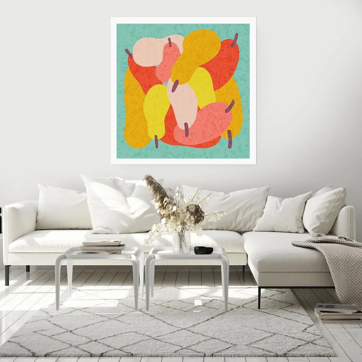 Poster - Probeer de zomerzon - 40x40 cm
