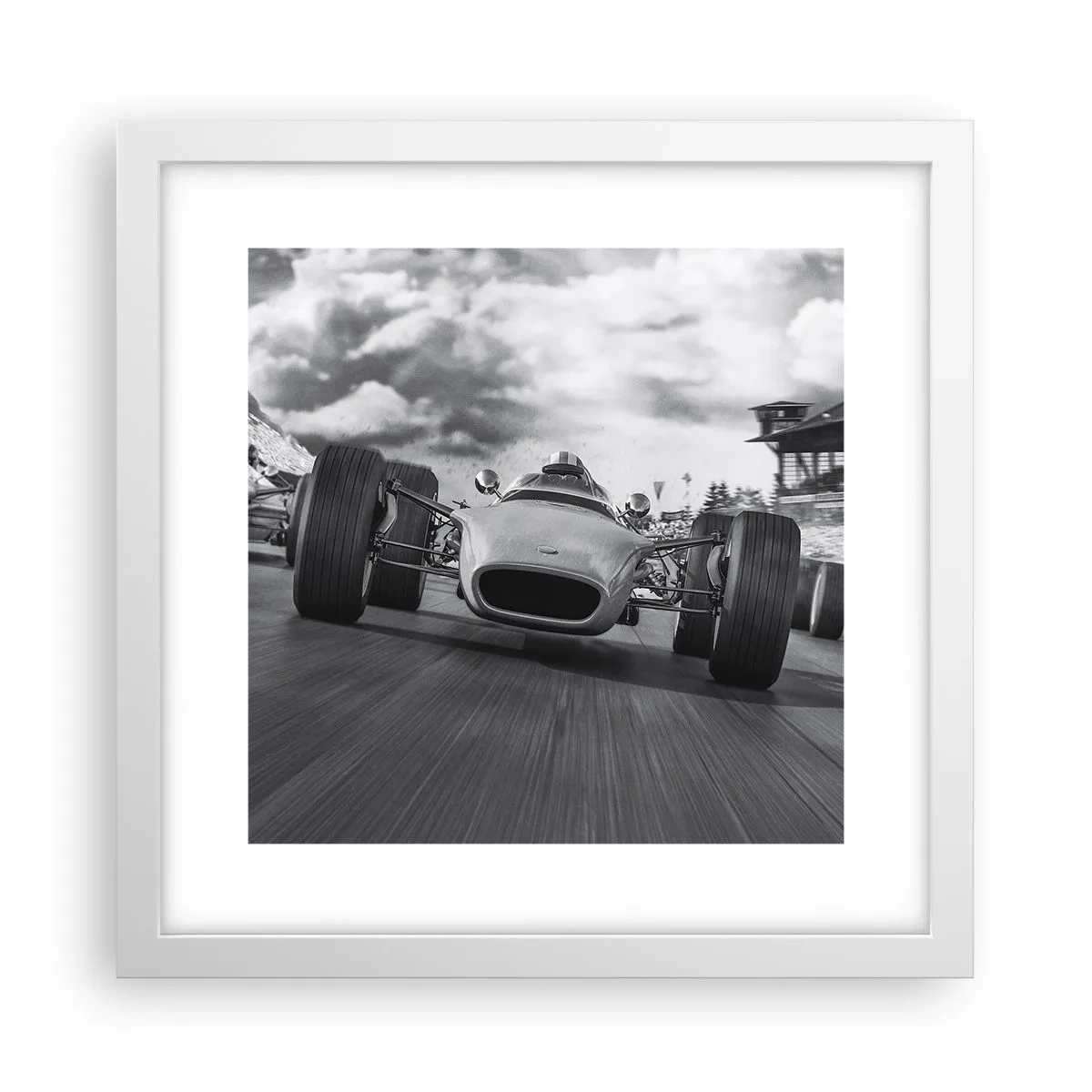 Poster in een witte lijst - Er is kracht! - 30x30 cm