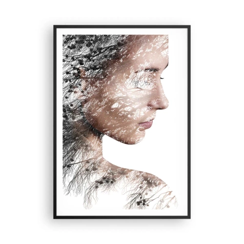 Poster in een zwarte lijst - De geest van het bos - 70x100 cm