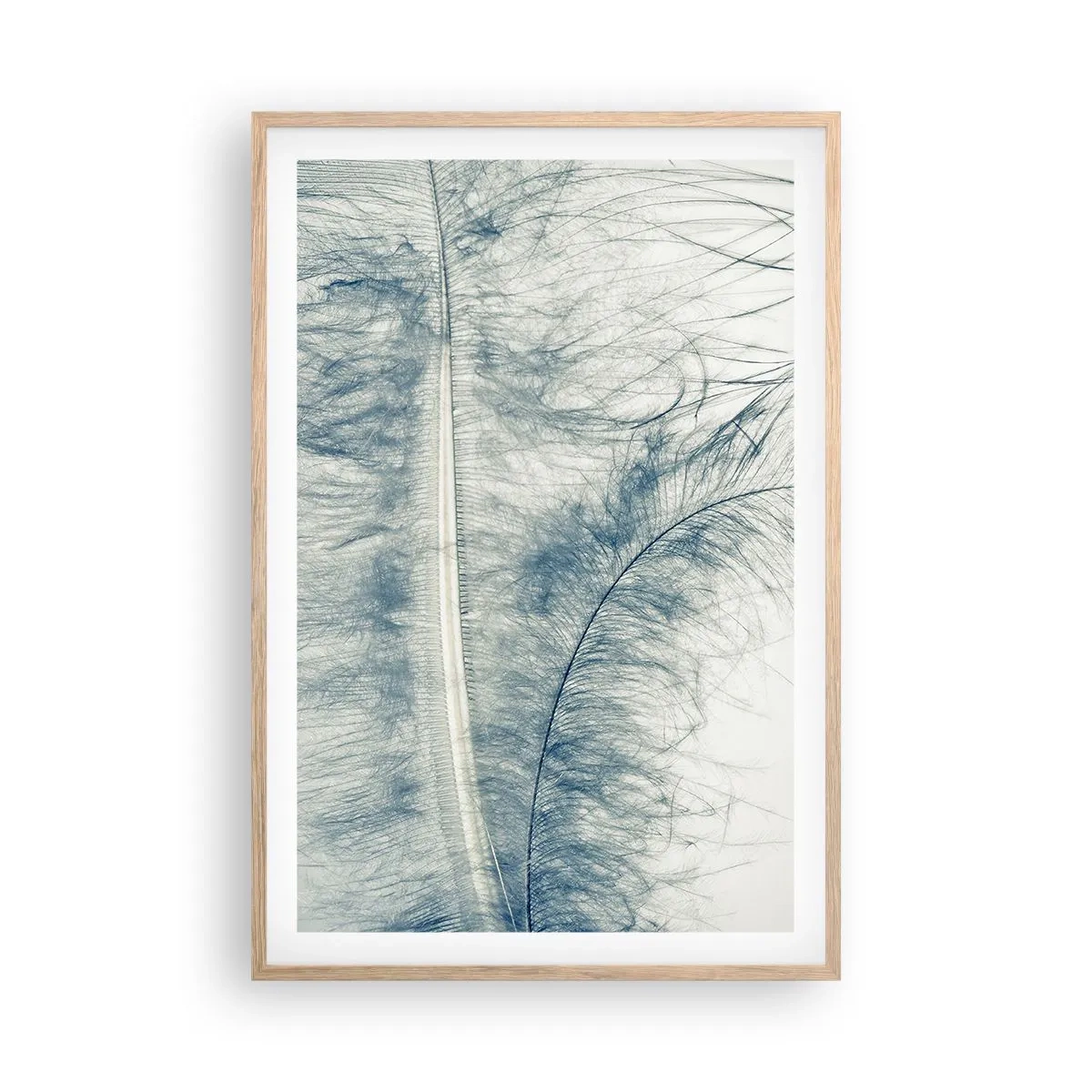 Een poster in een licht eiken lijst - Het gefluister van de natuur - 61x91 cm