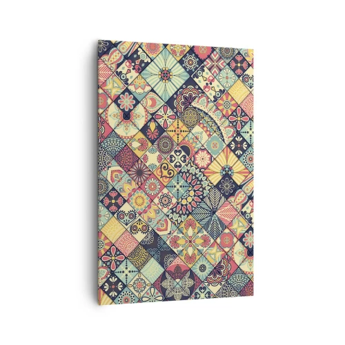 Schilderen op canvas - Marokkaanse sfeer - 80x120 cm