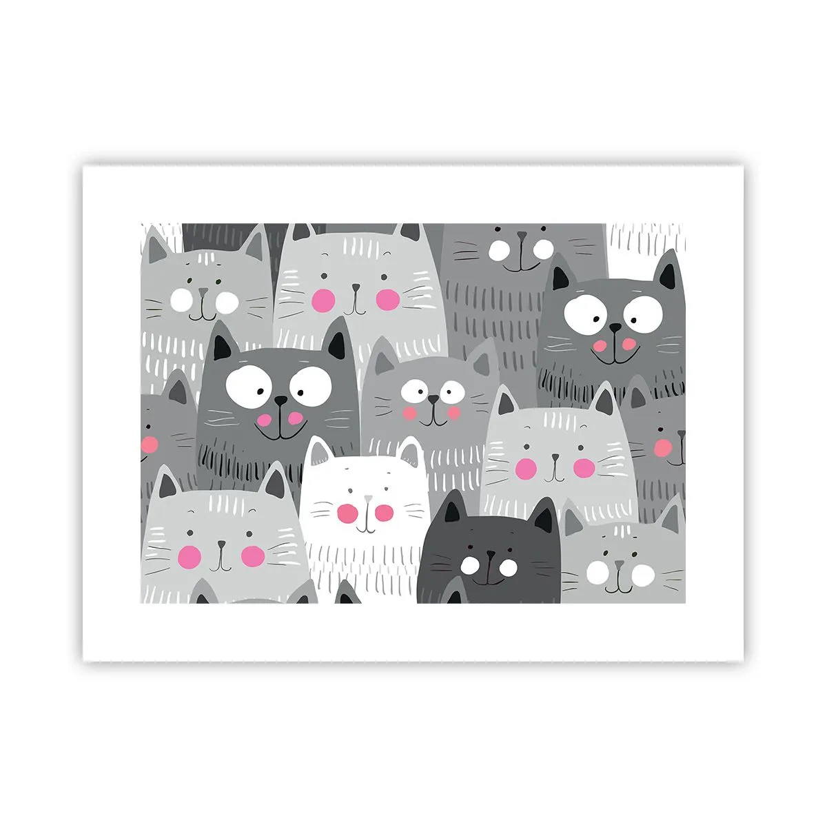 Poster - De wereld van de kat - 40x30 cm