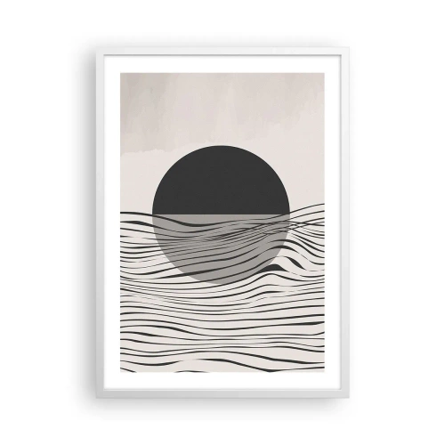 Poster in een witte lijst - Halve compositie - 50x70 cm