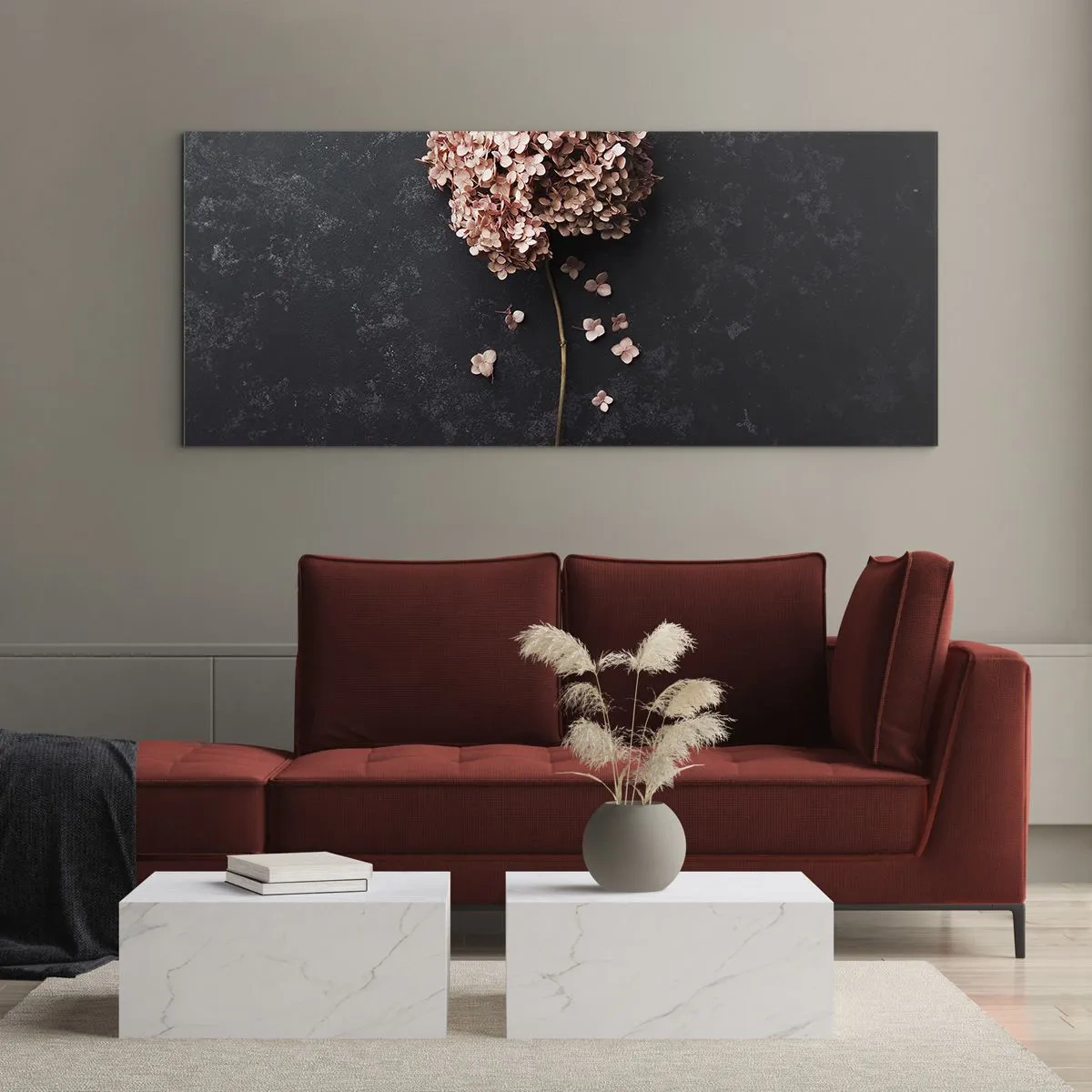 Schilderen op glas - Een echt romantisch teken - 140x50 cm