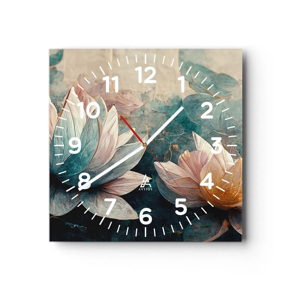 Wandklok - Klok - Sterren van het meer - 30x30 cm