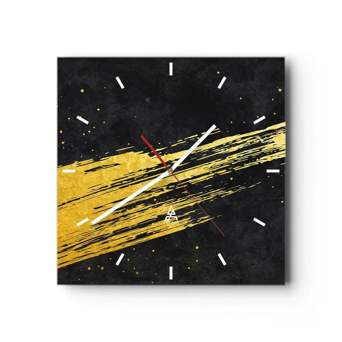 Wandklok - Klok - Spring in hyperruimte - 40x40 cm