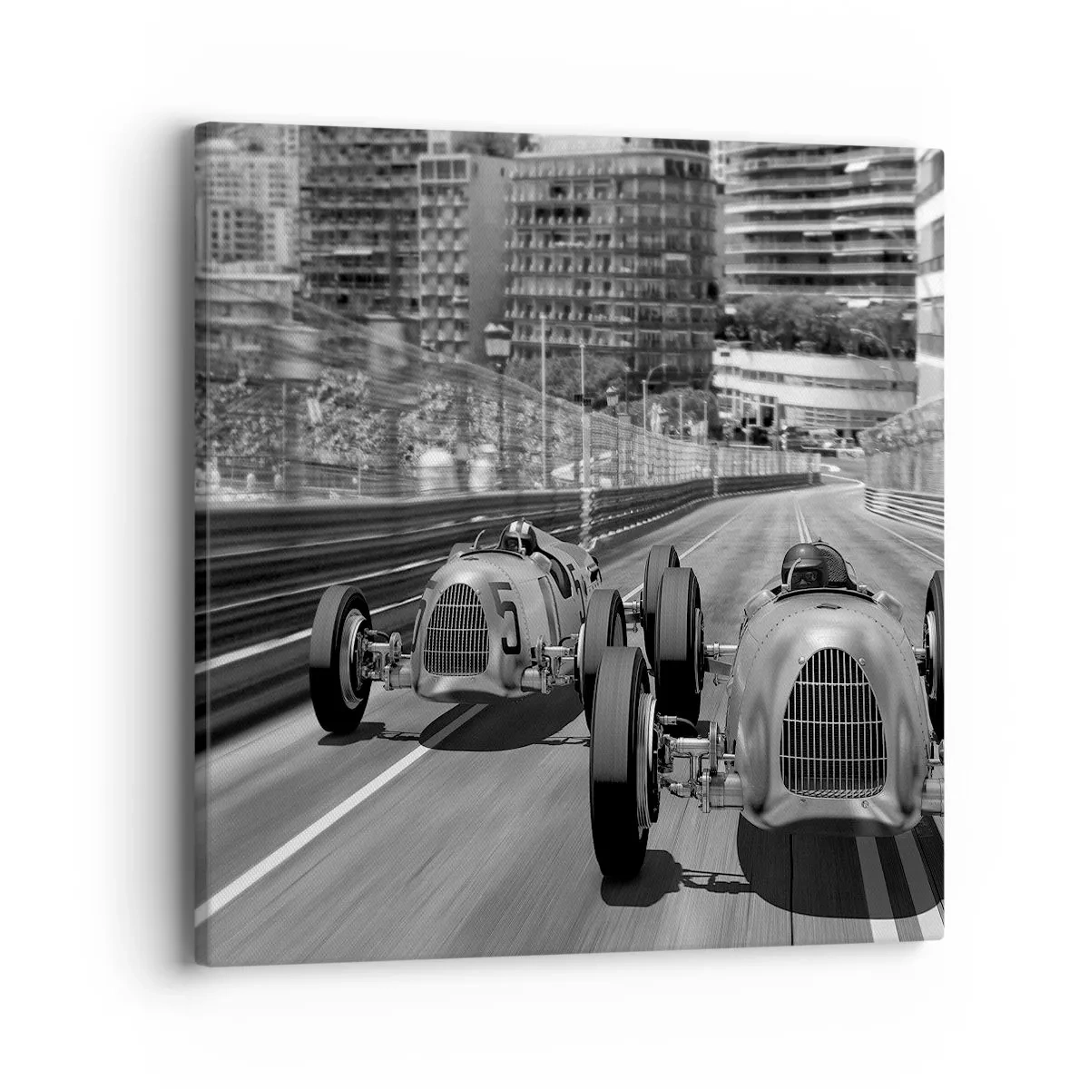 Schilderen op canvas - Lang geleden in Monte Carlo - 40x40 cm