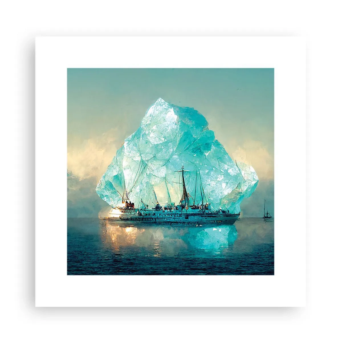 Poster - Arctische diamant - 30x30 cm