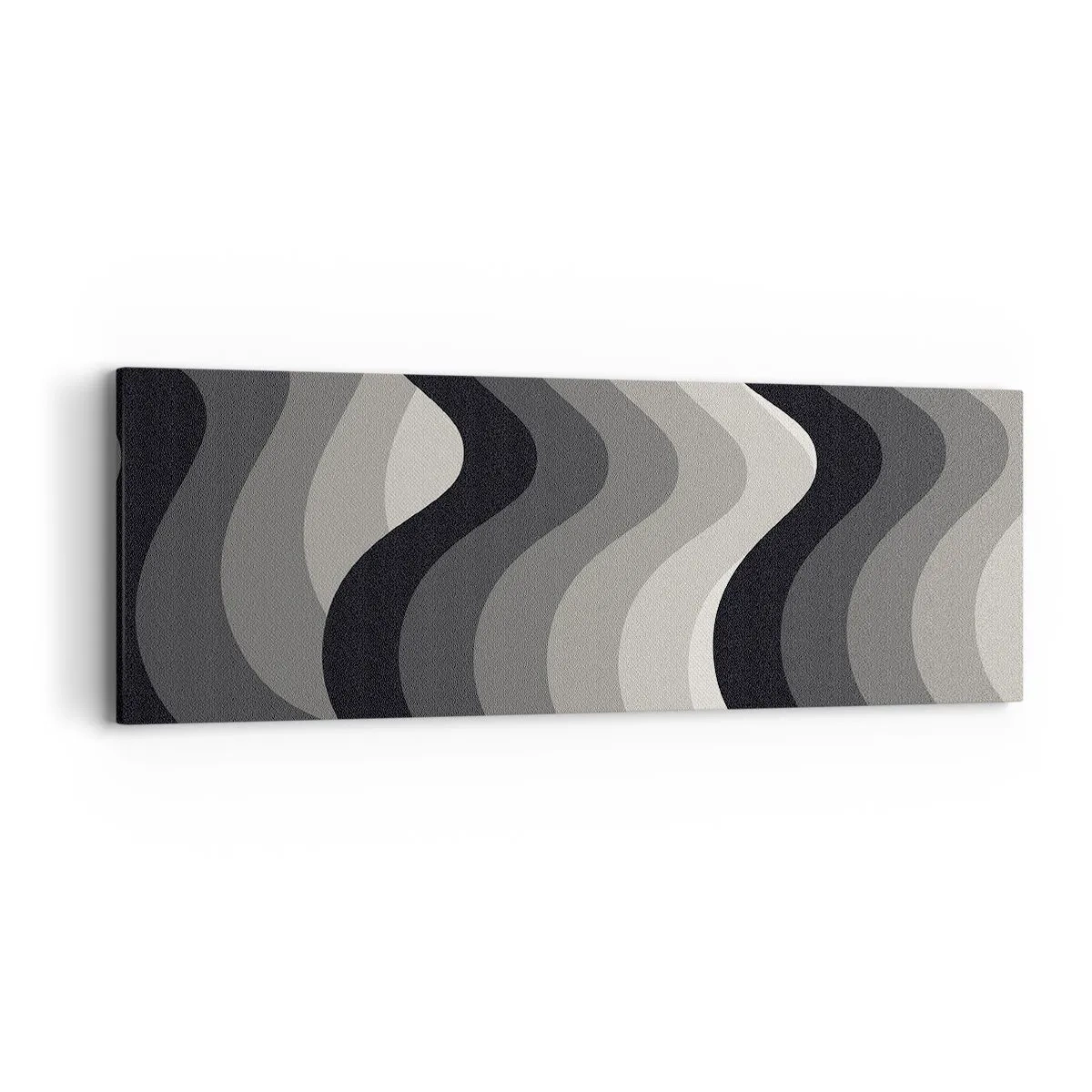 Schilderen op canvas - Golf na golf - 90x30 cm