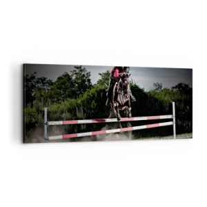 Schilderen op canvas - Samen naar de overwinning - 100x40 cm