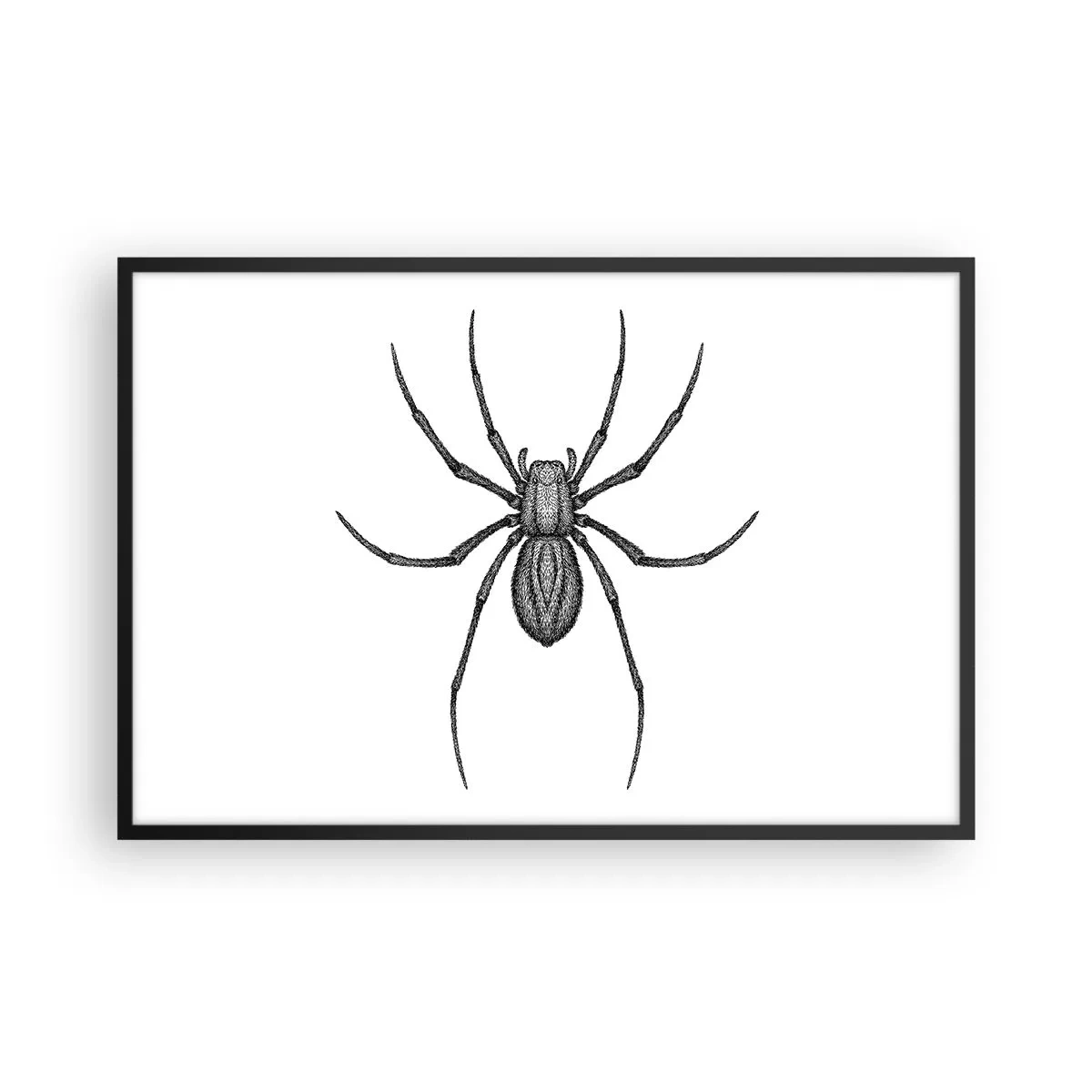 Poster in een zwarte lijst - Verontrustende precisie - 91x61 cm