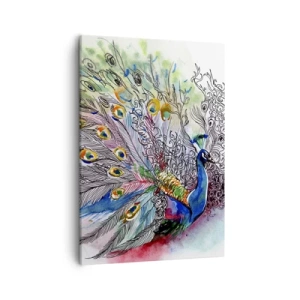 Schilderen op canvas - Met trots tegen grijs - 50x70 cm
