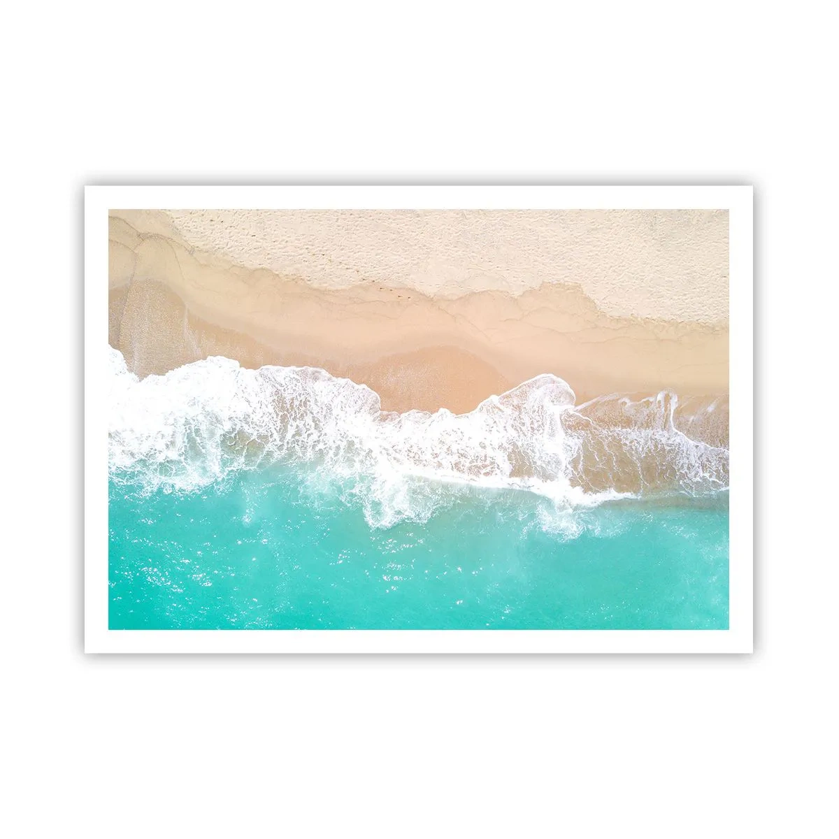 Poster - Een strelende aanraking - 100x70 cm