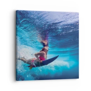 Schilderen op canvas - De diepte van vreugde - 30x30 cm