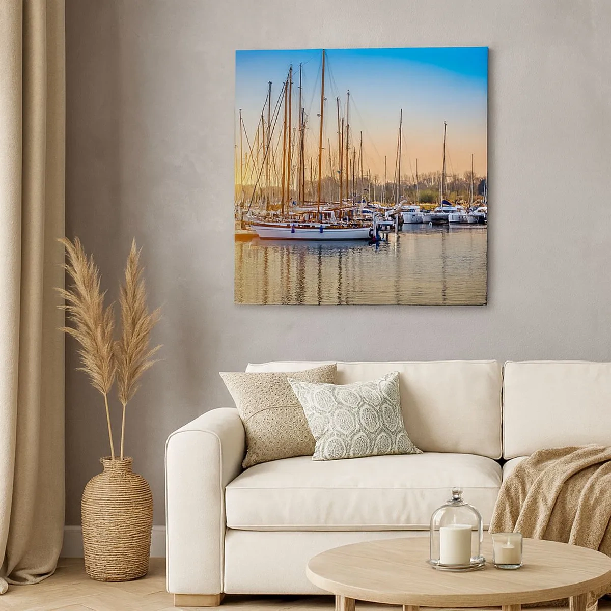 Schilderen op canvas - De wind moet ook slapen - 30x30 cm