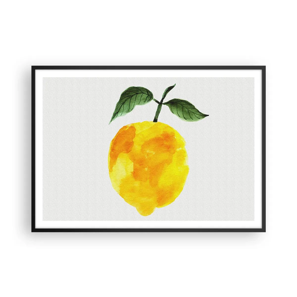 Poster in een zwarte lijst - Hoe proef je de zon? - 100x70 cm