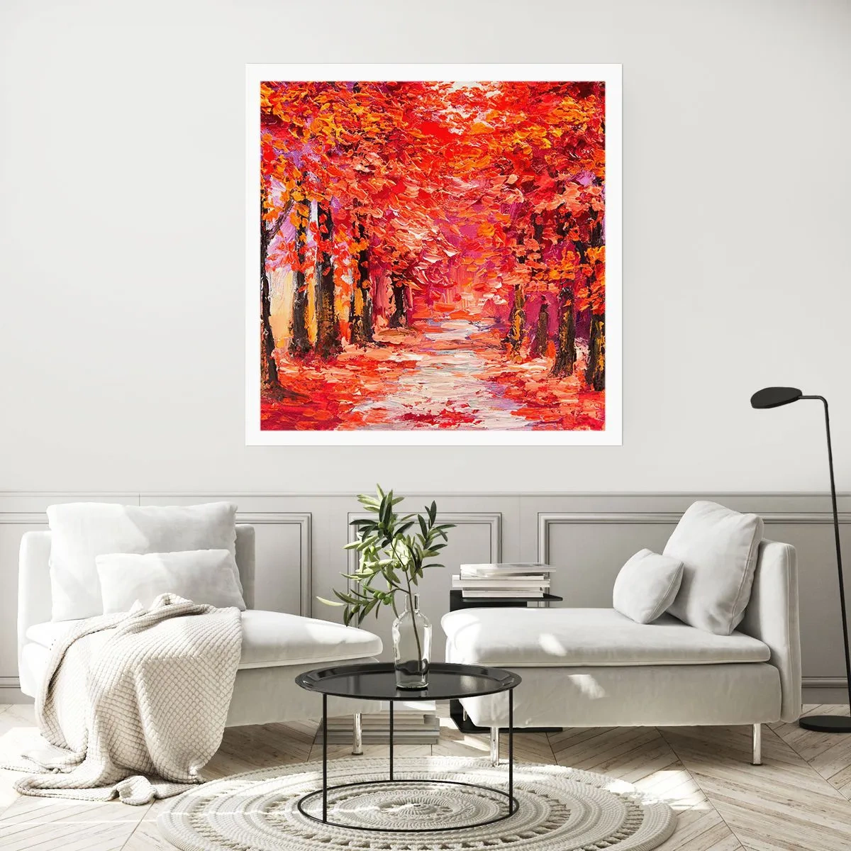 Poster - Herfst impressie - 50x50 cm