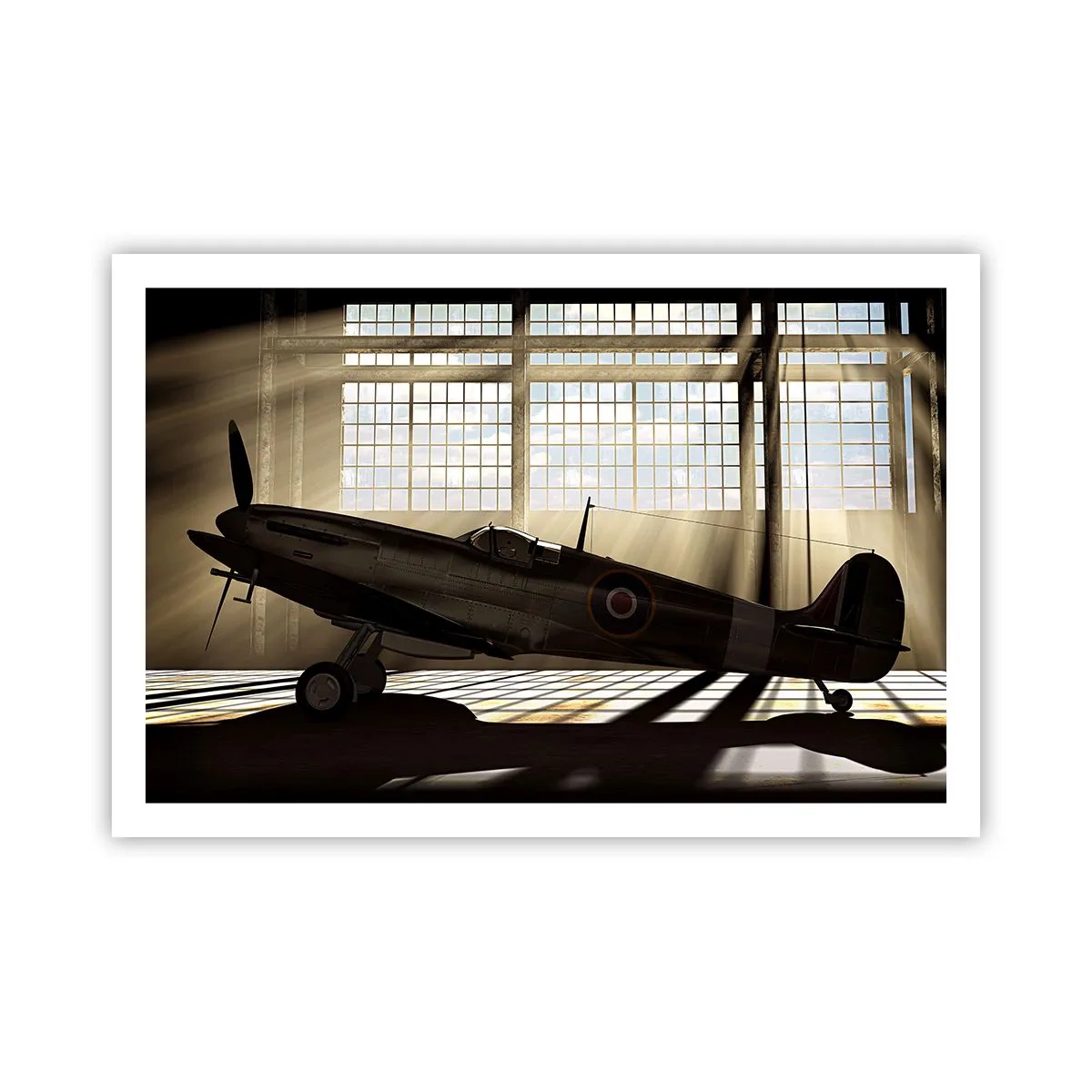 Poster - De rust van een krijger - 91x61 cm