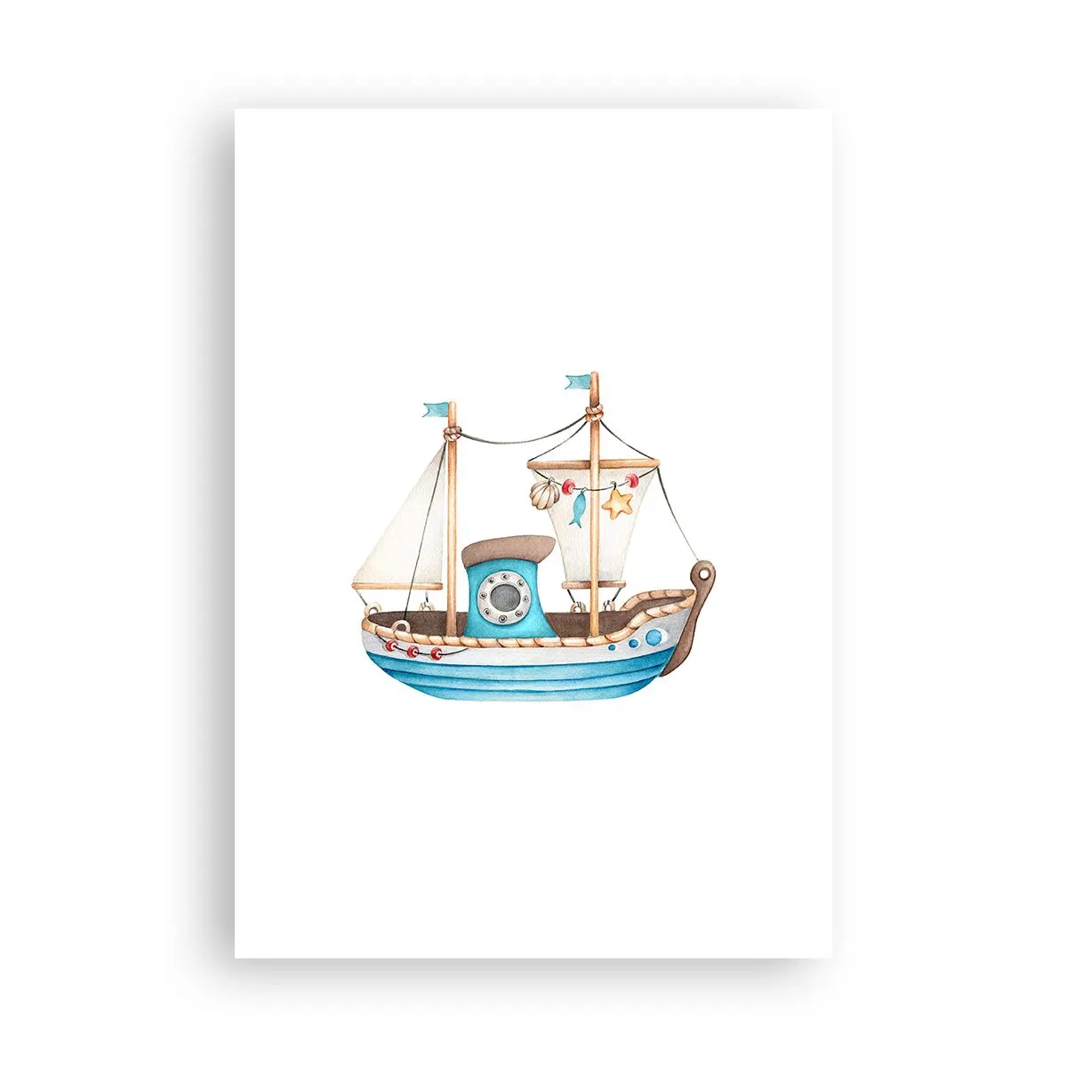 Poster - Ahoi, avontuur! - 70x100 cm