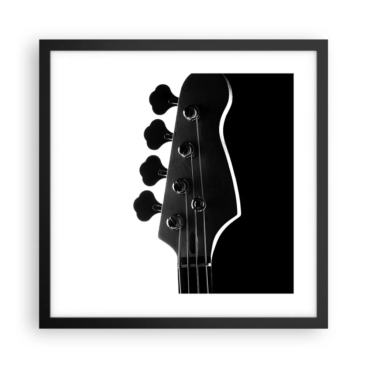 Poster in een zwarte lijst - Rock stilte - 40x40 cm