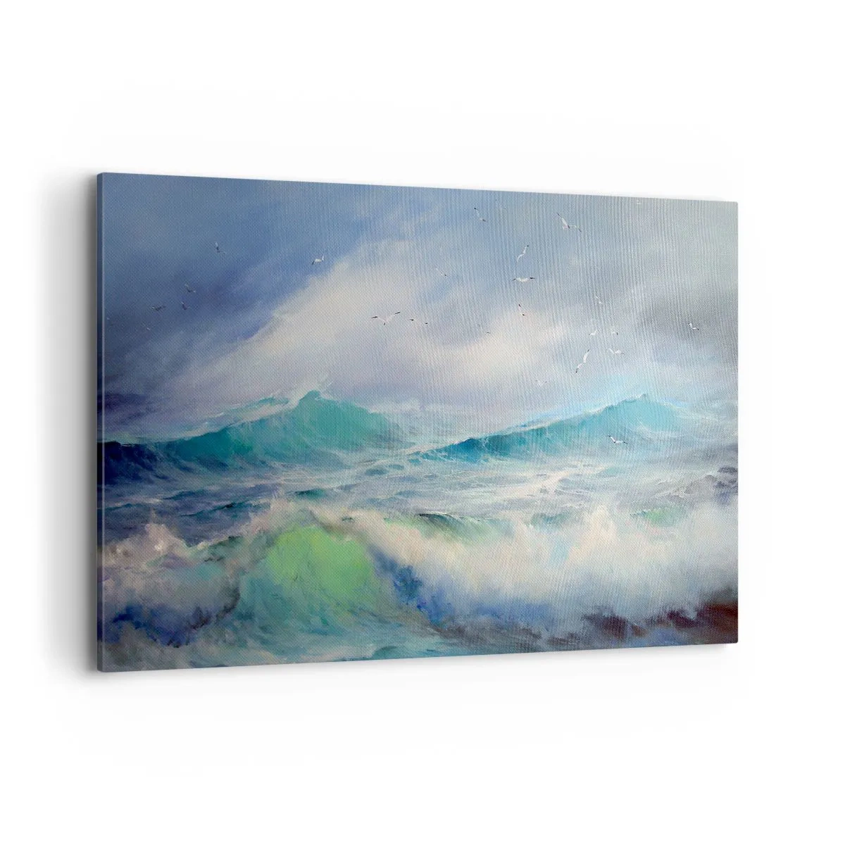 Schilderen op canvas - 'De wervelwind huilde van triomf...' - 100x70 cm