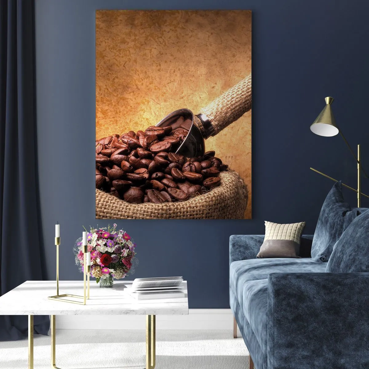 Schilderen op glas - Aan de bron van de smaak - 80x120 cm