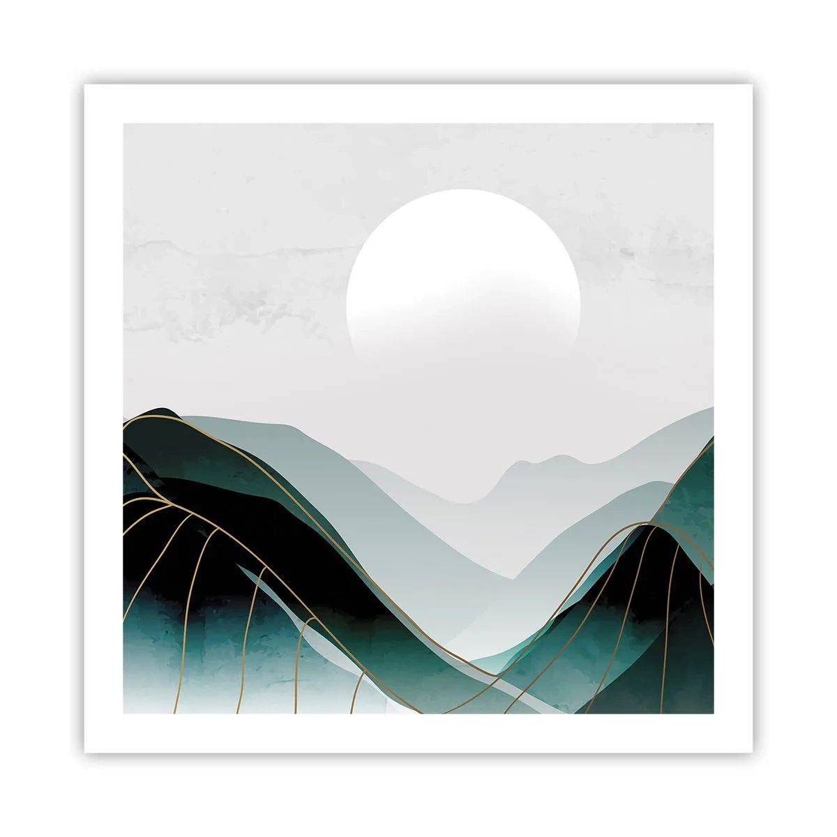 Poster - In volle majesteit - 60x60 cm