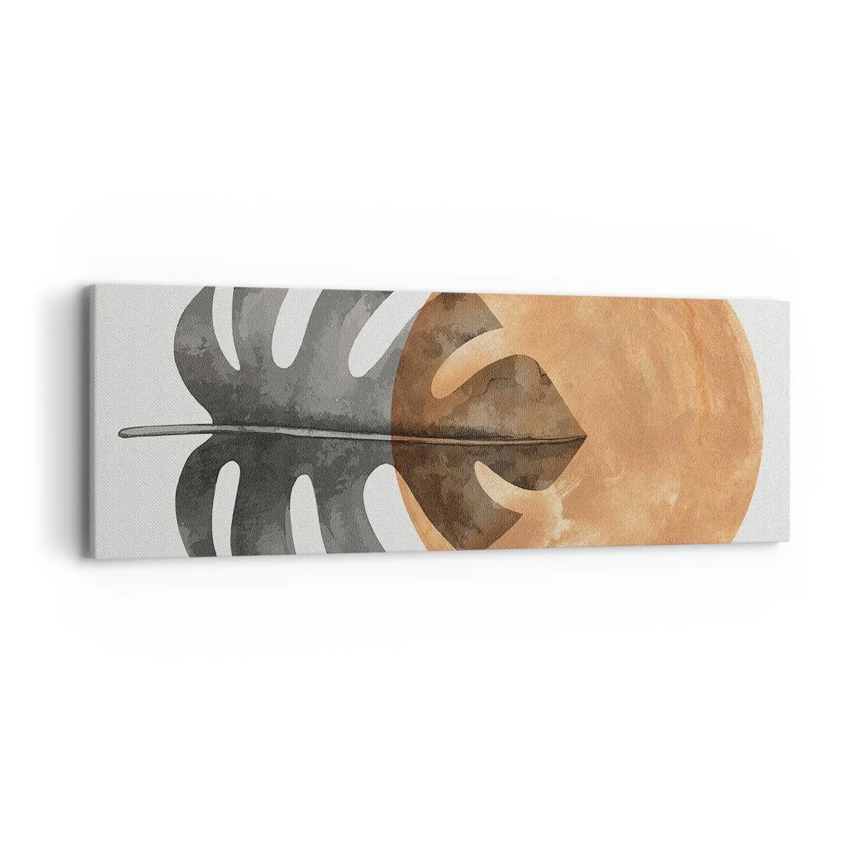 Schilderen op canvas - Altijd de zon - 90x30 cm