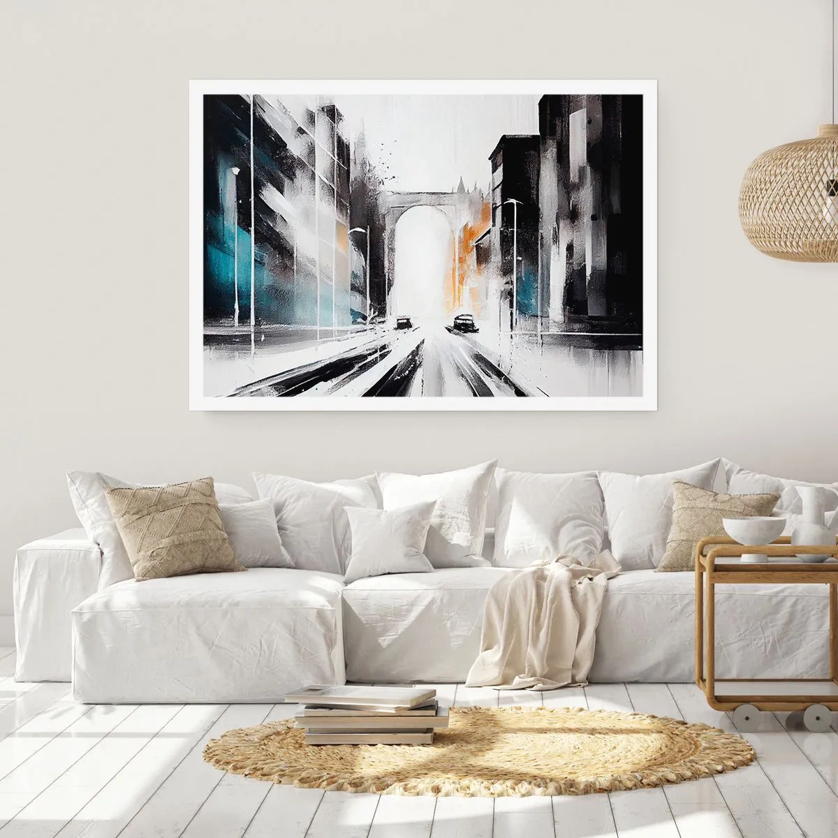 Poster - Stadsstudie: architectuur en beweging - 100x70 cm