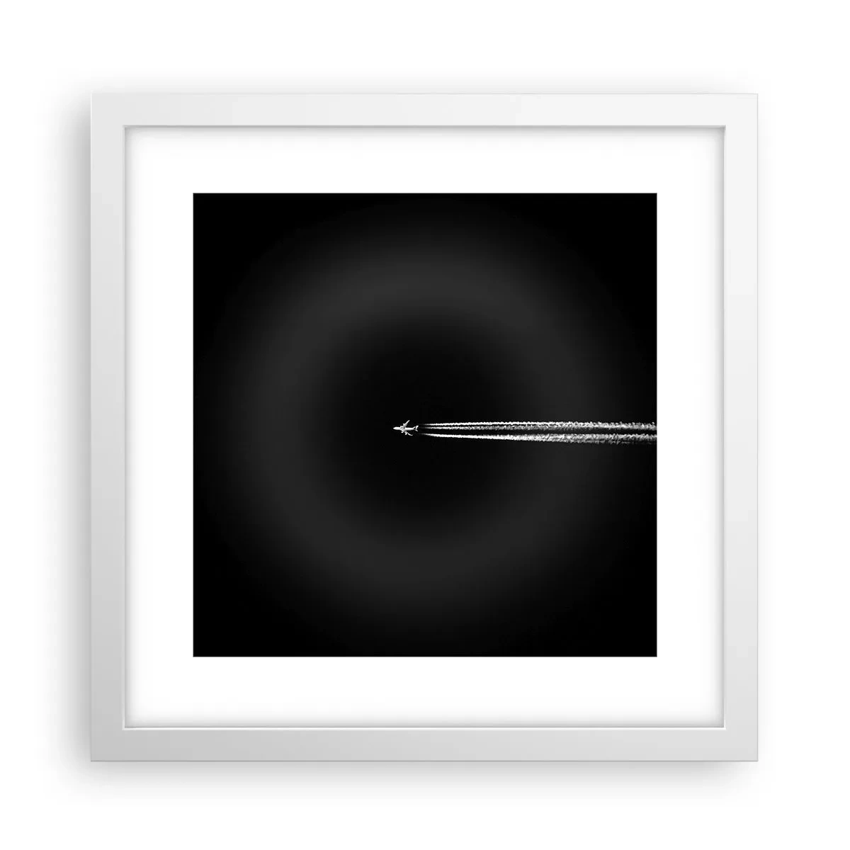 Poster in een witte lijst - Naar een andere dimensie - 30x30 cm