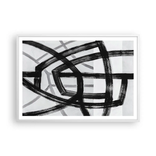 Poster in een witte lijst - Diepte opbouwen - 100x70 cm