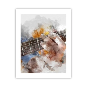 Poster - Poëzie tussen de snaren - 40x50 cm