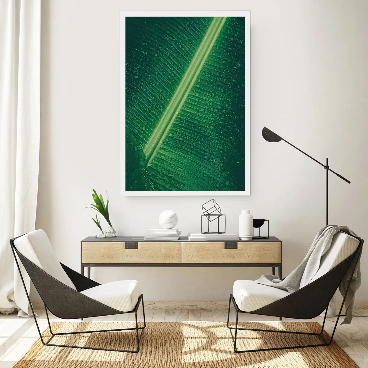 Poster - De structuur van groen - 61x91 cm
