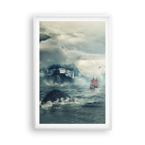 Poster in een witte lijst - In magische wateren - 61x91 cm