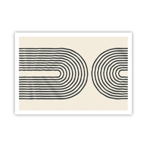 Poster - In een ogenblik ... - 100x70 cm