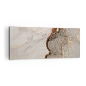Schilderen op canvas - Op de grens van kleuren - 100x40 cm