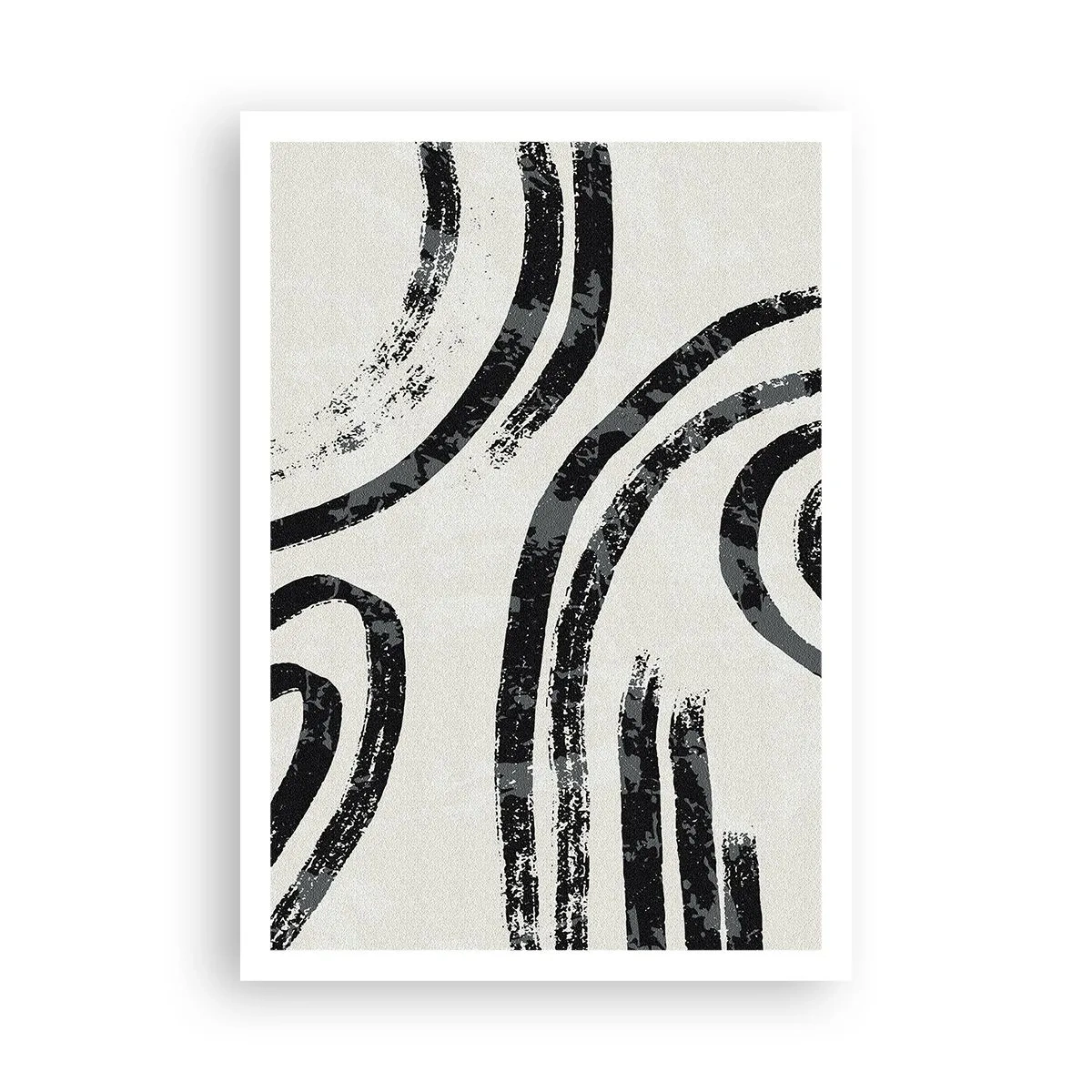 Poster - Half gestopt - 70x100 cm