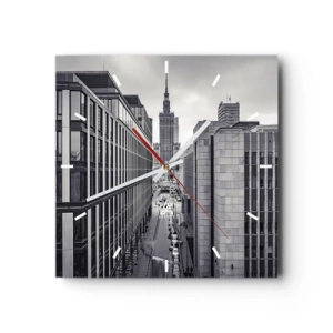 Wandklok - Klok - Warschau vallei - 30x30 cm